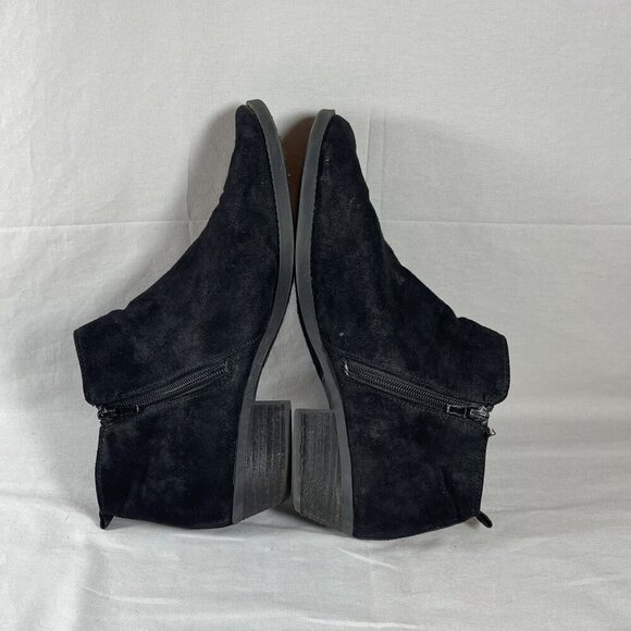 Carlos by‎ Carlos Santana Black Multiple Zipper Ankle Booties Women's Size 11 - Picture 5 of 6